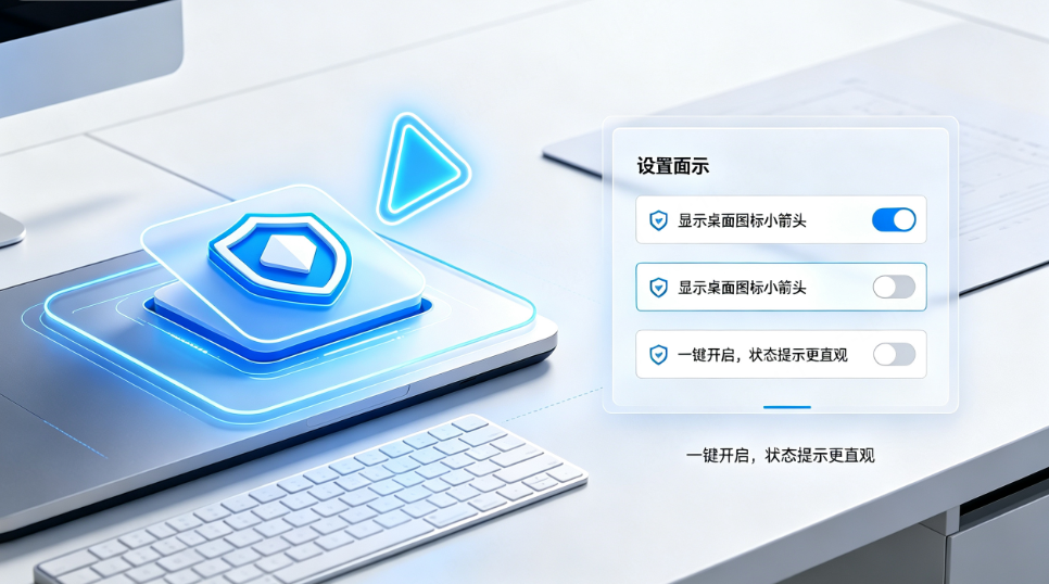 快捷方式的小箭头虽小,也会影响桌面观感。想做桌标美化,可使用2345安全卫士工具中心内的图标美化工具,无需自行修改系统文件。
