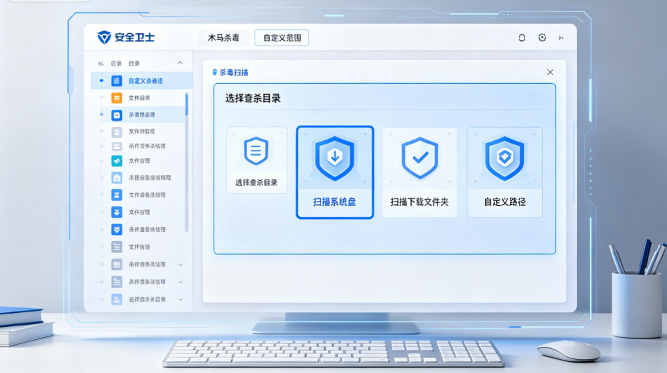 电脑出现不明弹窗、文档打不开或主页变化时,可用2345安全卫士进行木马杀毒,结合检测结果排查,勿仅凭异常认定感染。