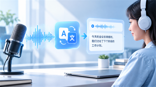 跨国会议省时90%！刻岸全能翻译官轻松将外语音频翻译成中文