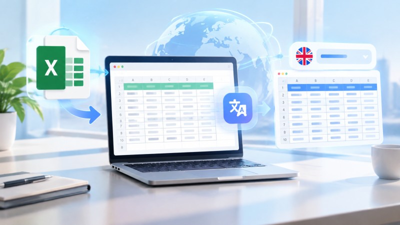 告别手动复制！用刻岸全能翻译官把excel表格翻译成英文